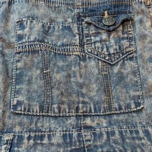 New Vanilla Star Acid Wash Overalls